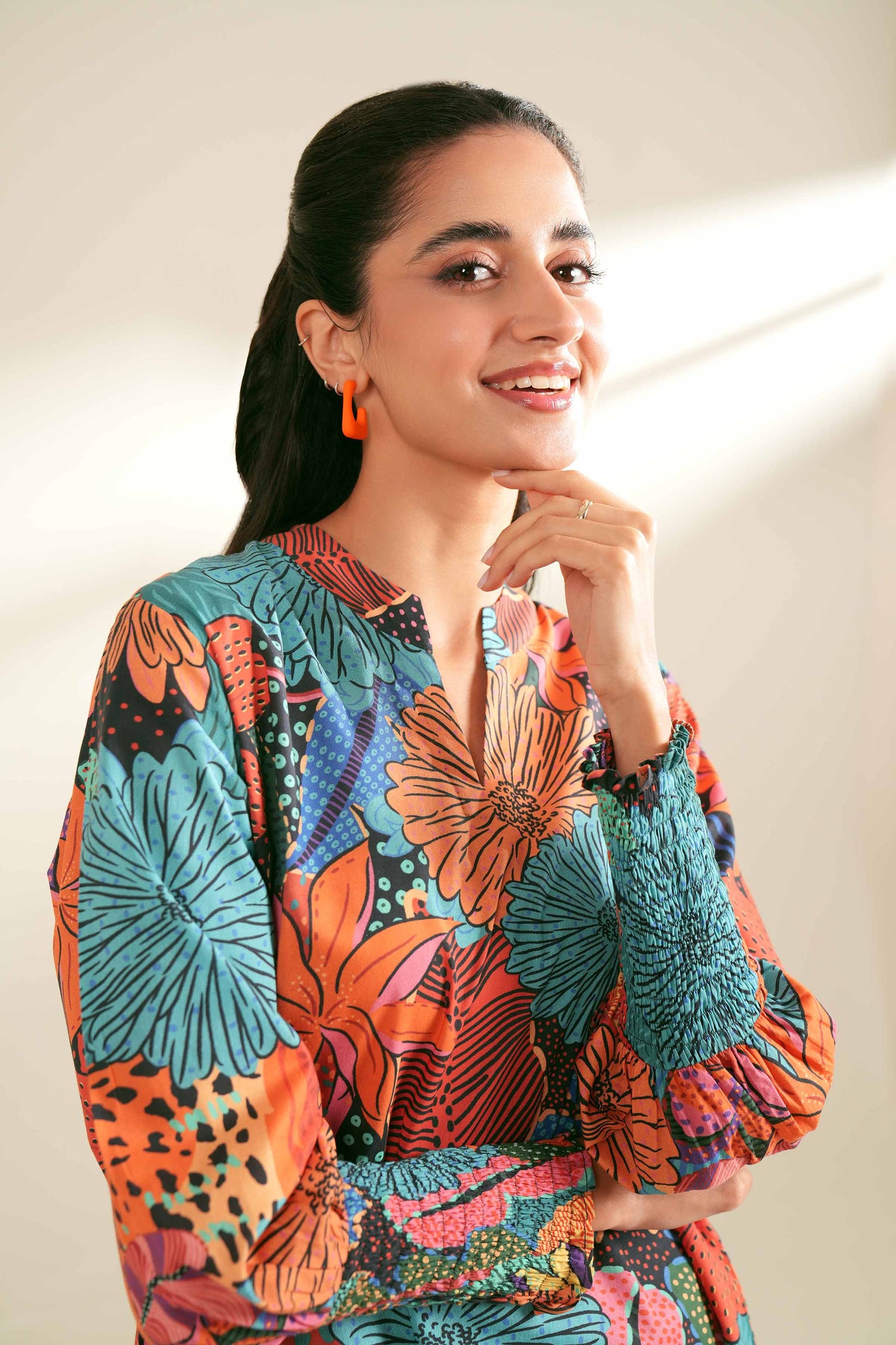 Exotic Garden Two-Piece Suit