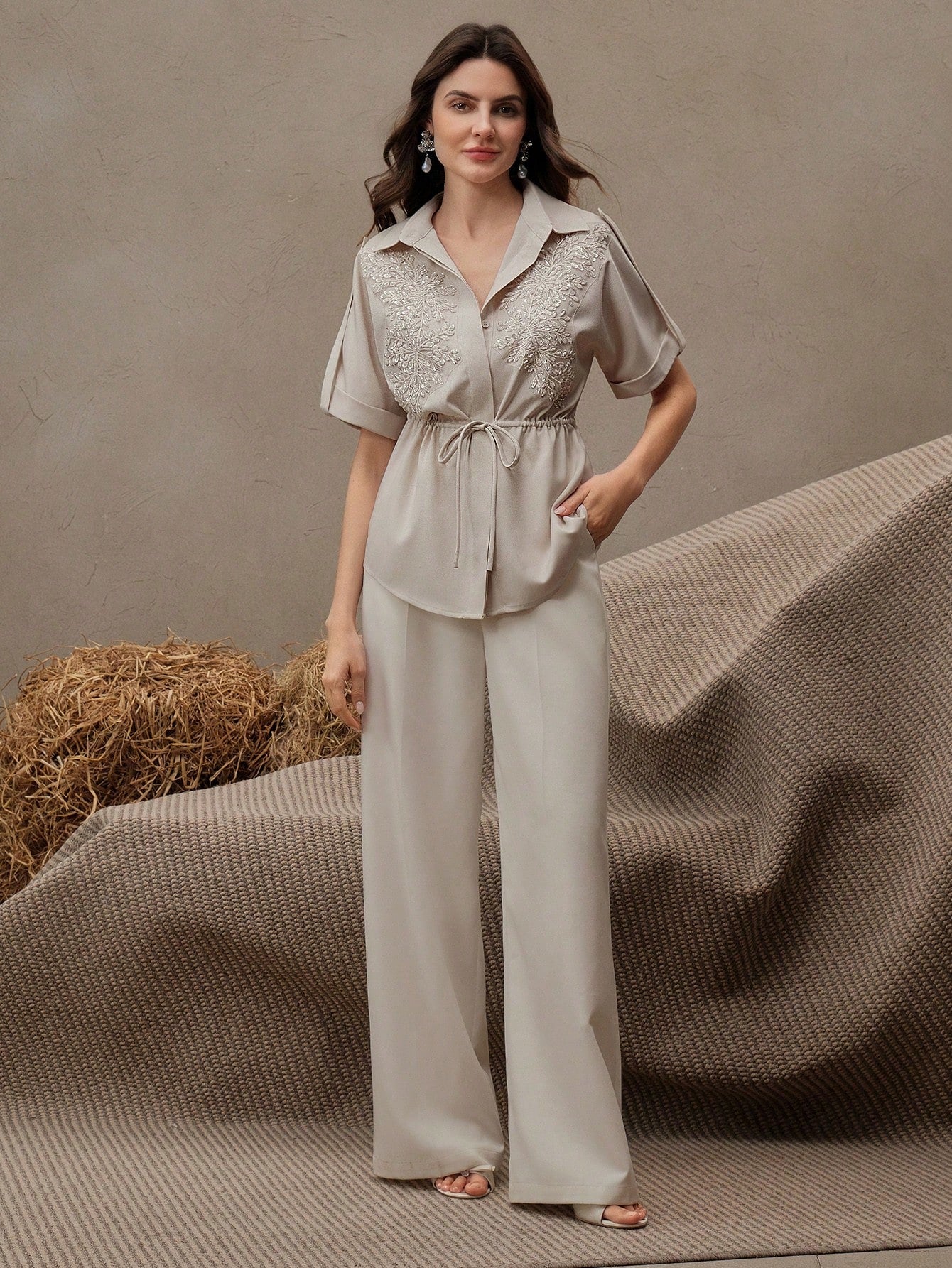 Elegant Dresses For Women Oldmoney Co-ord Set