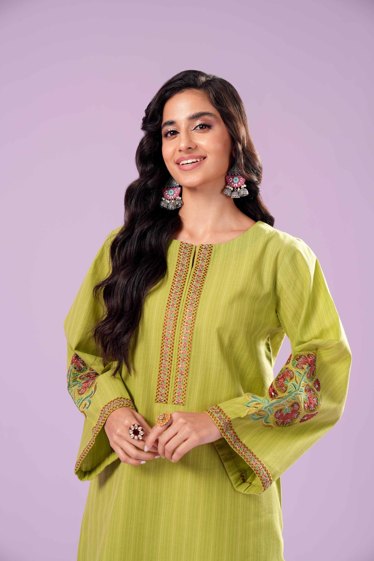 Sunlit Bloom Printed Co-ord Set – Yellow Floral Elegance