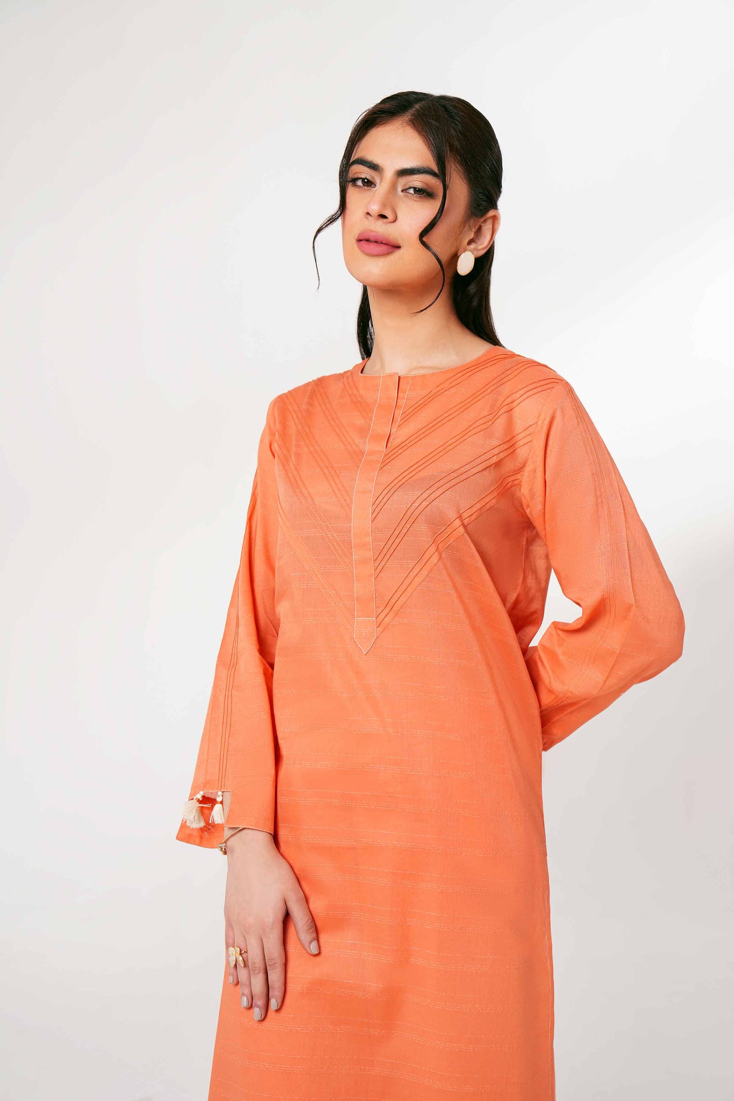 Coral Charm Minimalist Co-ord