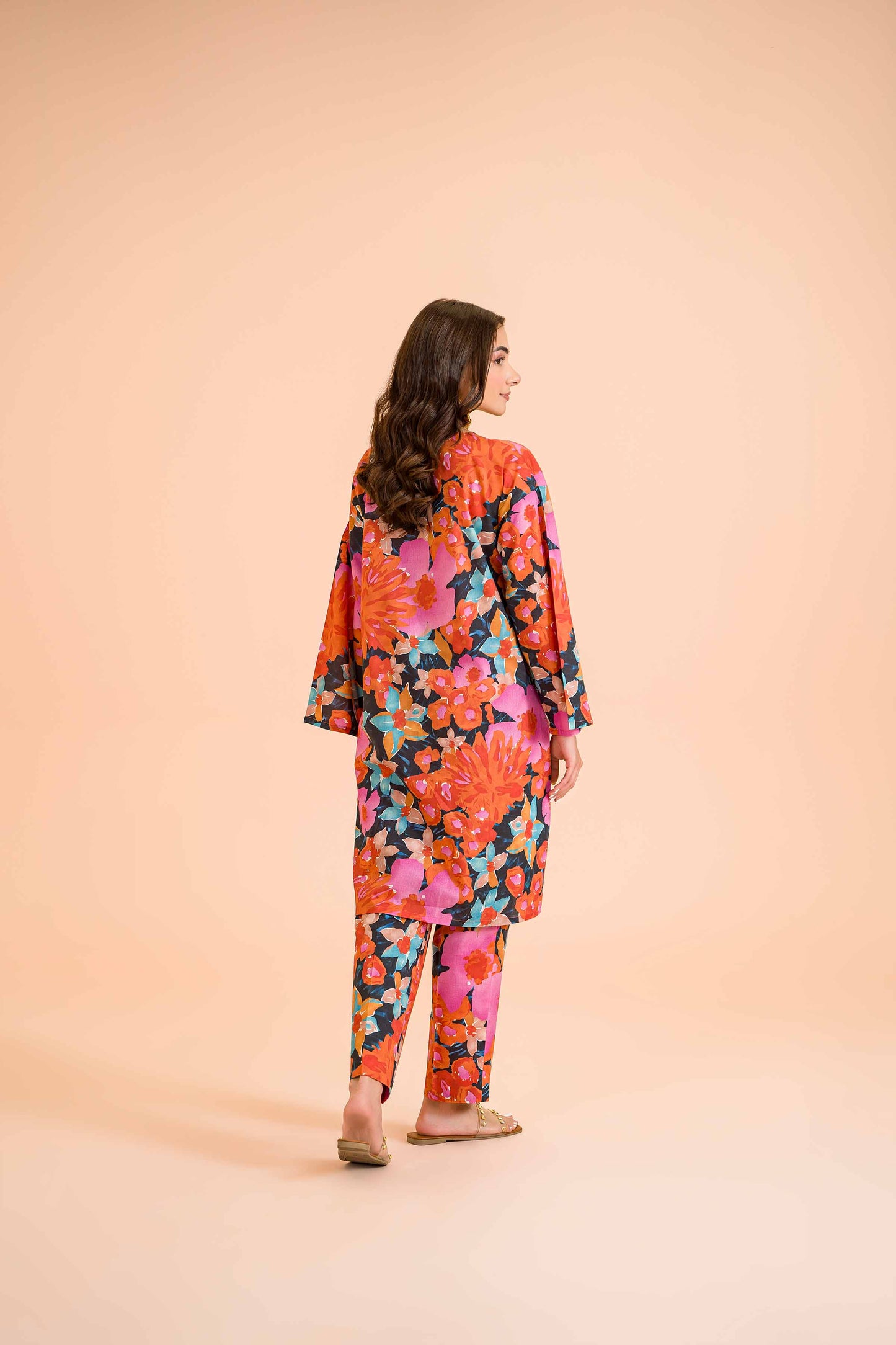 Tropical Bloom Multicolor Kurta Set