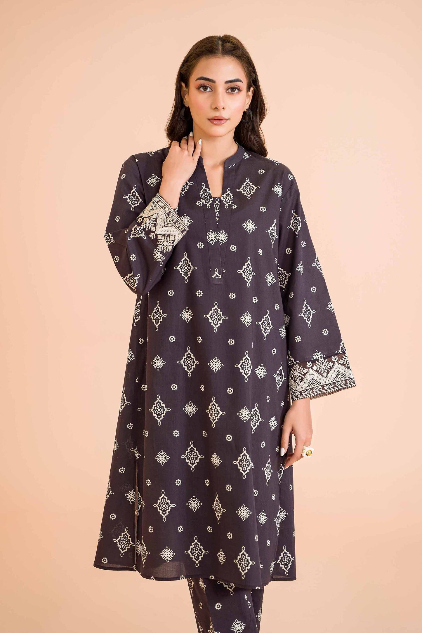 Midnight Motif Ethnic Co-ord