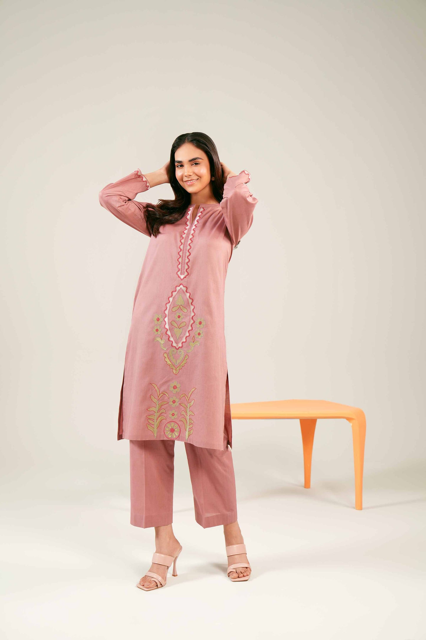 Rosewood Bloom Two-Piece Suit