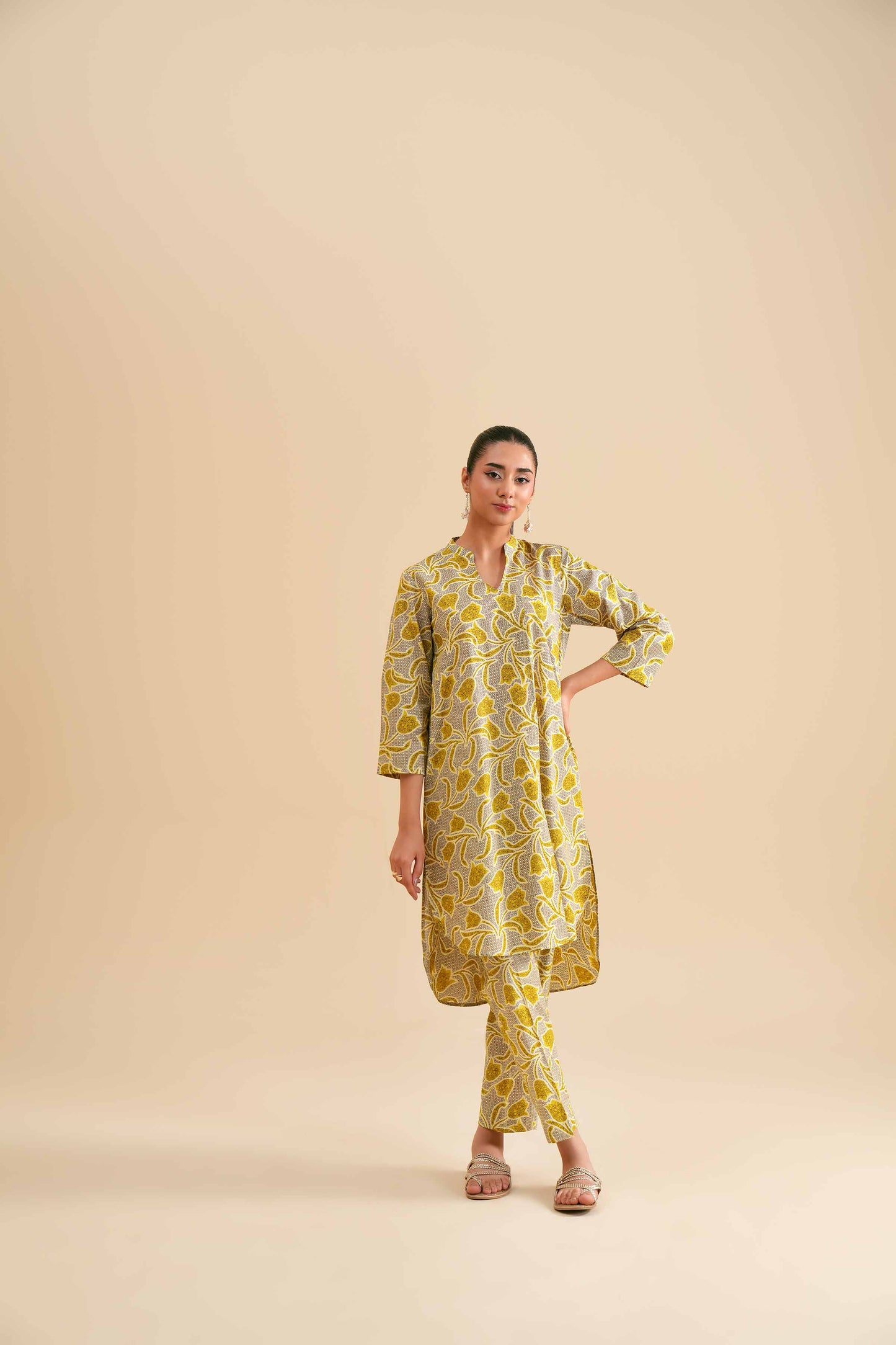 Marigold Charm Straight Fit Co-ord