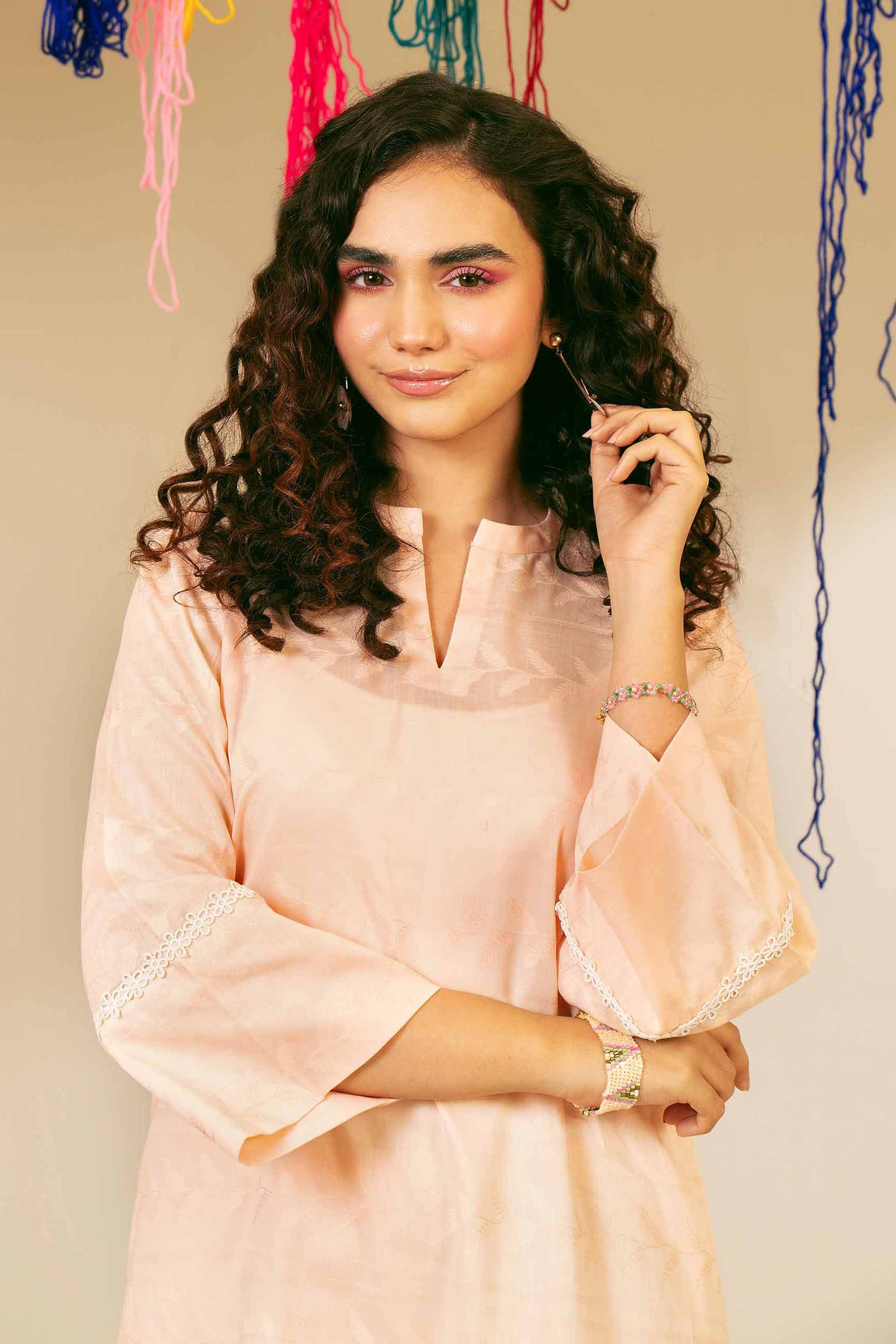 Peach Nude Minimalist Co-ord