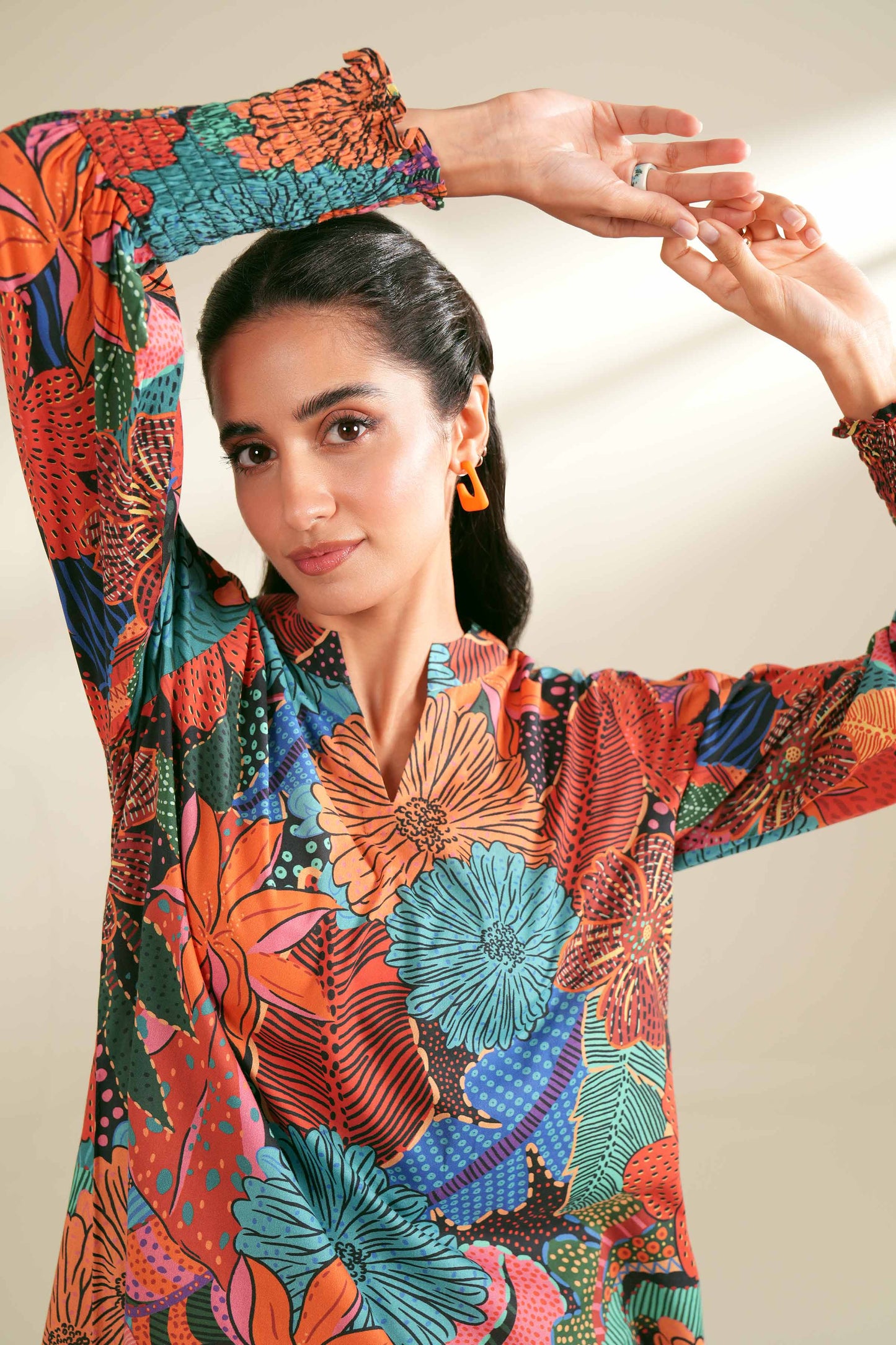 Exotic Garden Two-Piece Suit