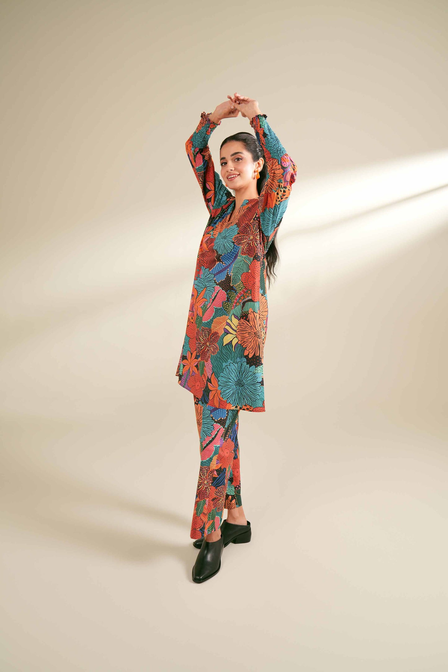 Exotic Garden Two-Piece Suit