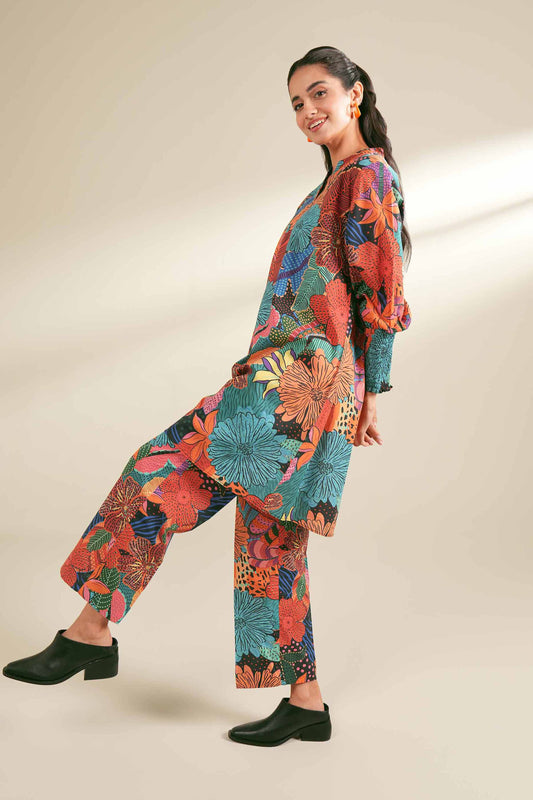 Exotic Garden Two-Piece Suit