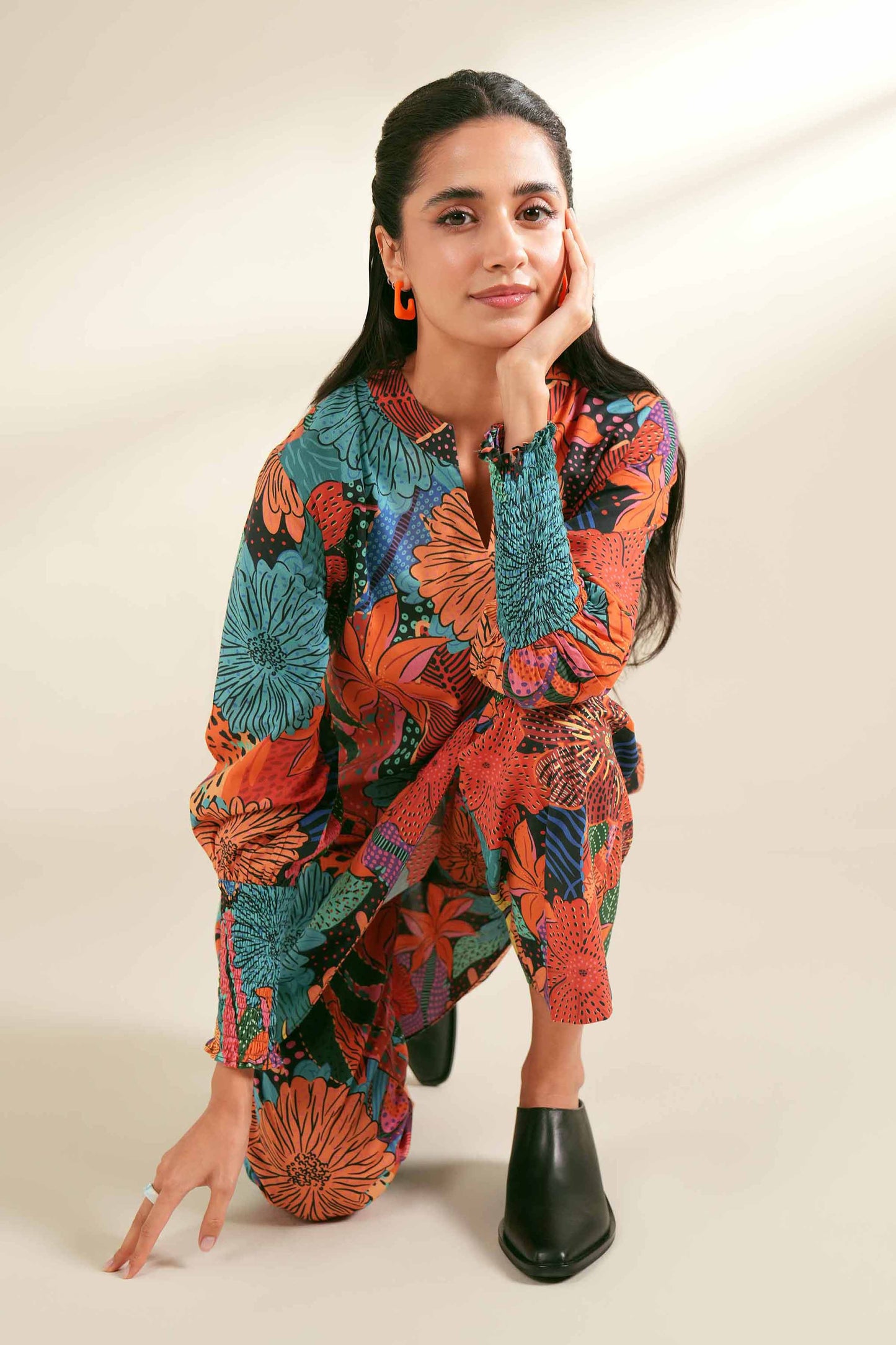 Exotic Garden Two-Piece Suit