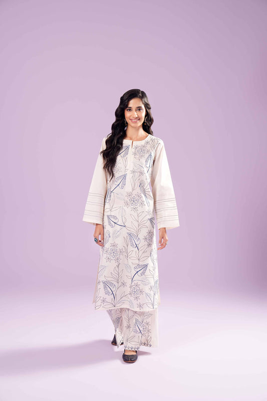 Graceful Botanics Two-Piece Outfit