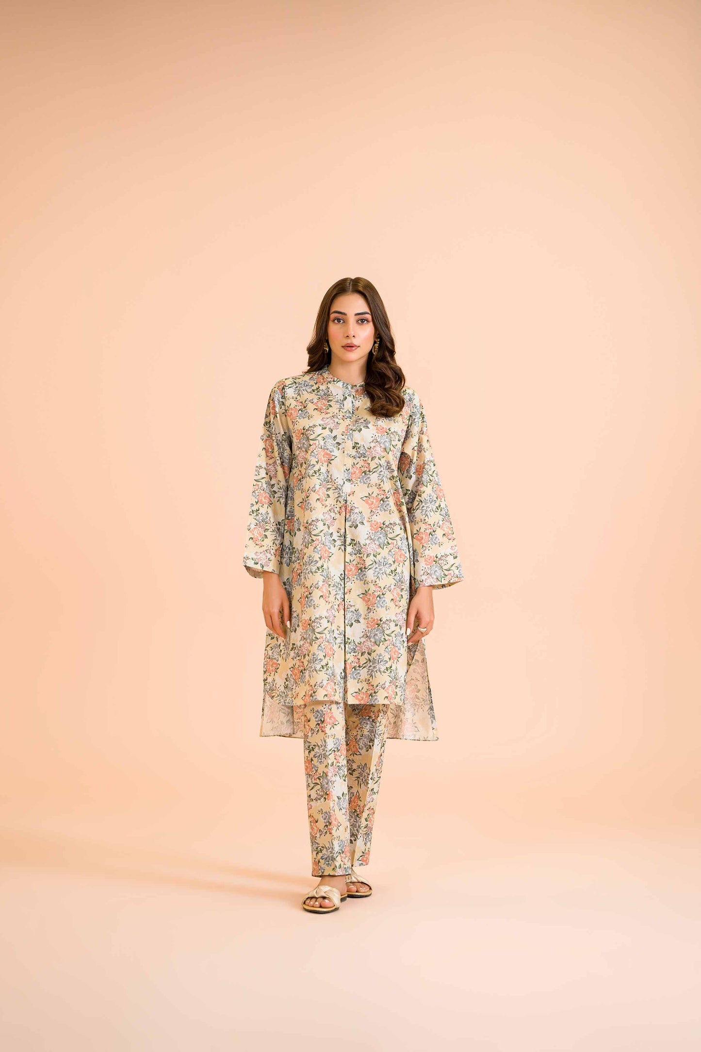 Elegant Garden Printed Kurta Set