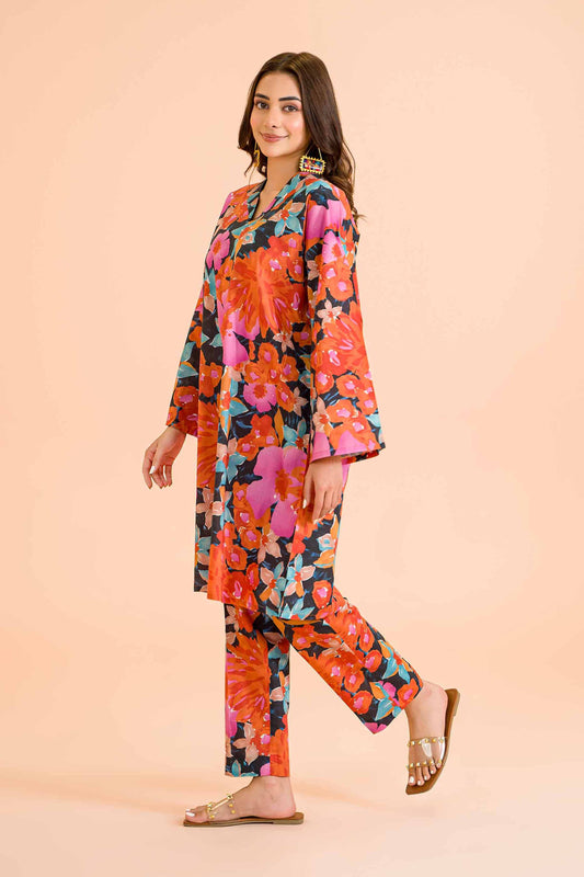 Tropical Bloom Multicolor Kurta Set
