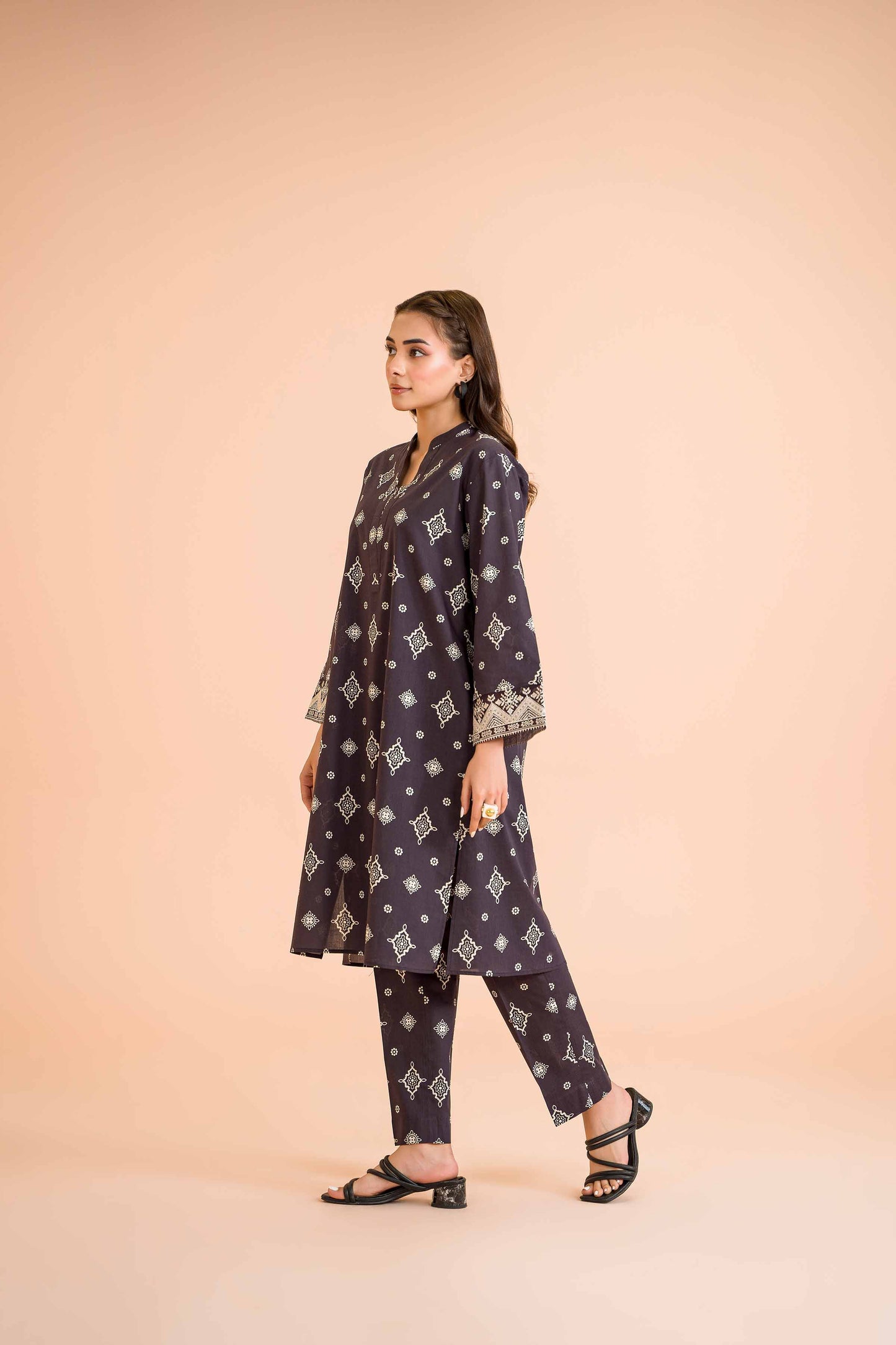 Midnight Motif Ethnic Co-ord