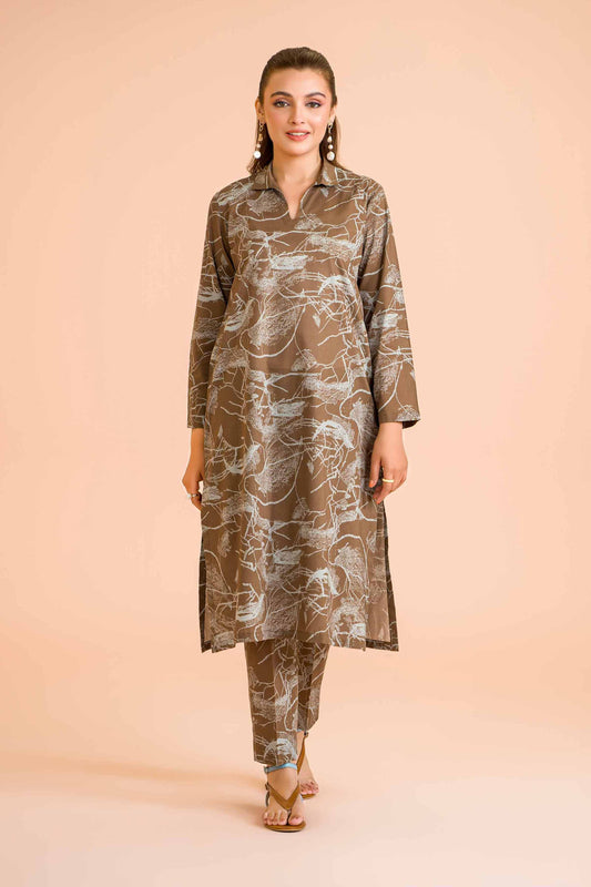 Brown Harmony Abstract Ensemble