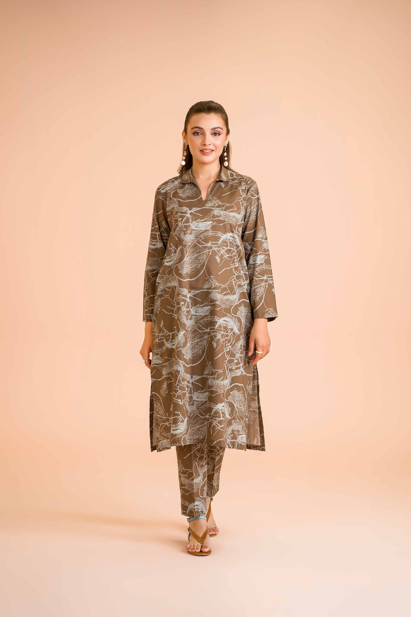 Brown Harmony Abstract Ensemble