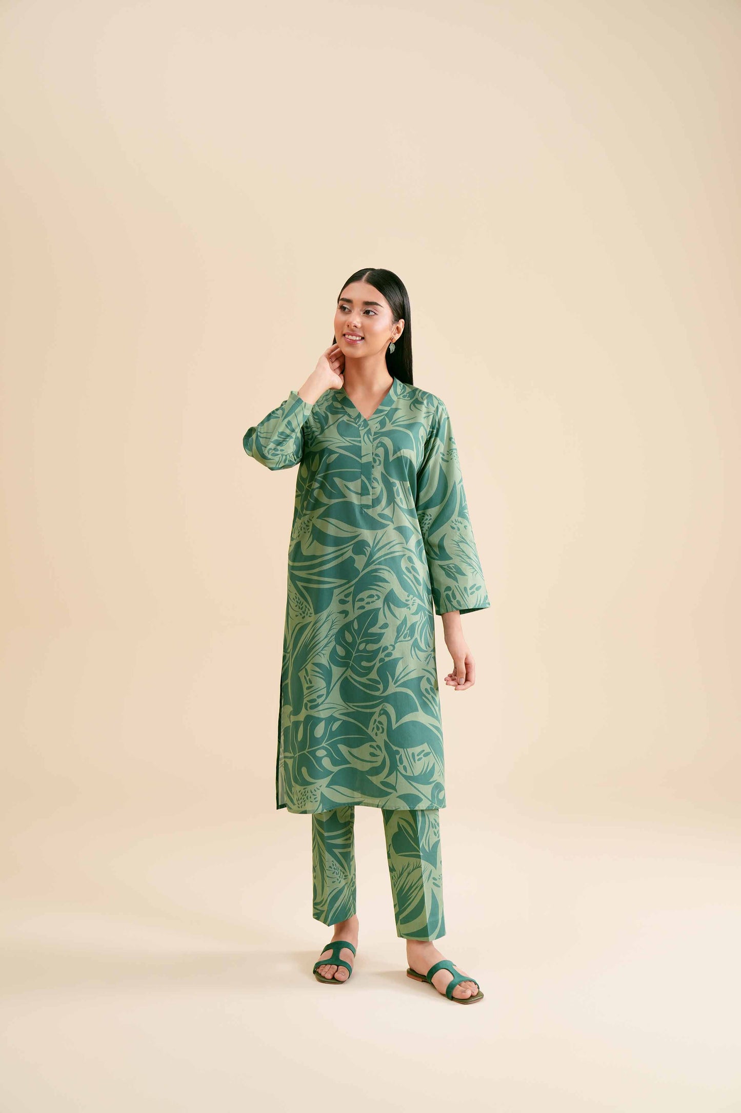 Forest Whisper Printed Co-ord